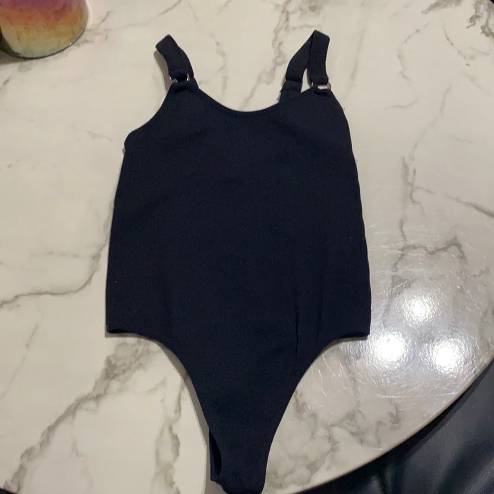 Black Stretchy Onesie SZ S/M